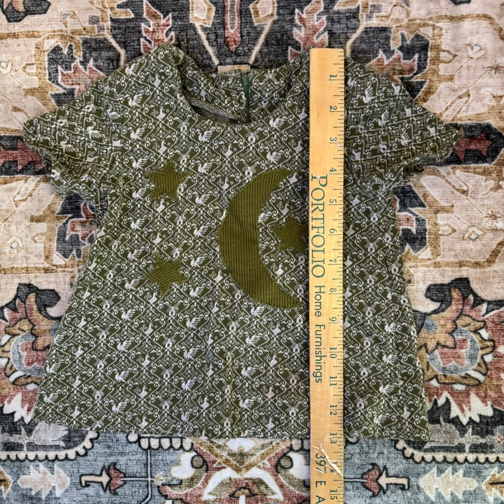 Vintage Girls 70s Clothing Lot 7pc Colorful Heart Button Flare Pants Tops Dress - Picture 16 of 16